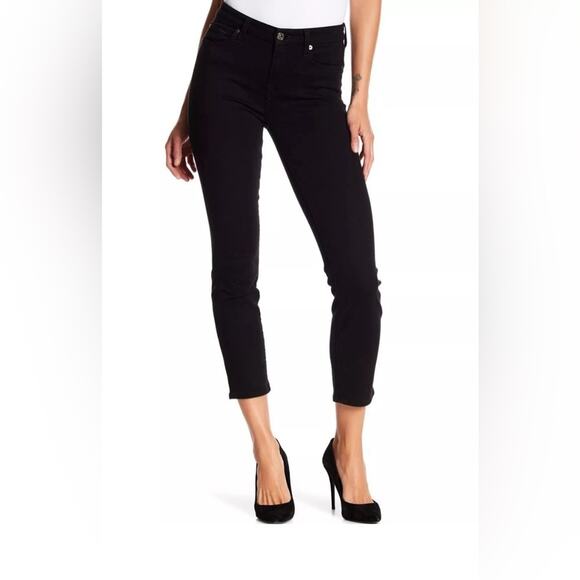 7 for all mankind kimmie crop contour waist skinny size 26 - Picture 4 of 16
